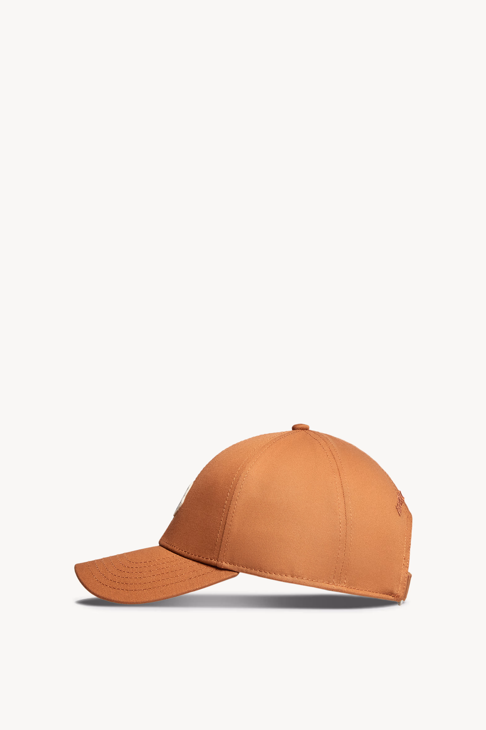 Cotton Gabardine Baseball Cap Men Beige Moncler 3